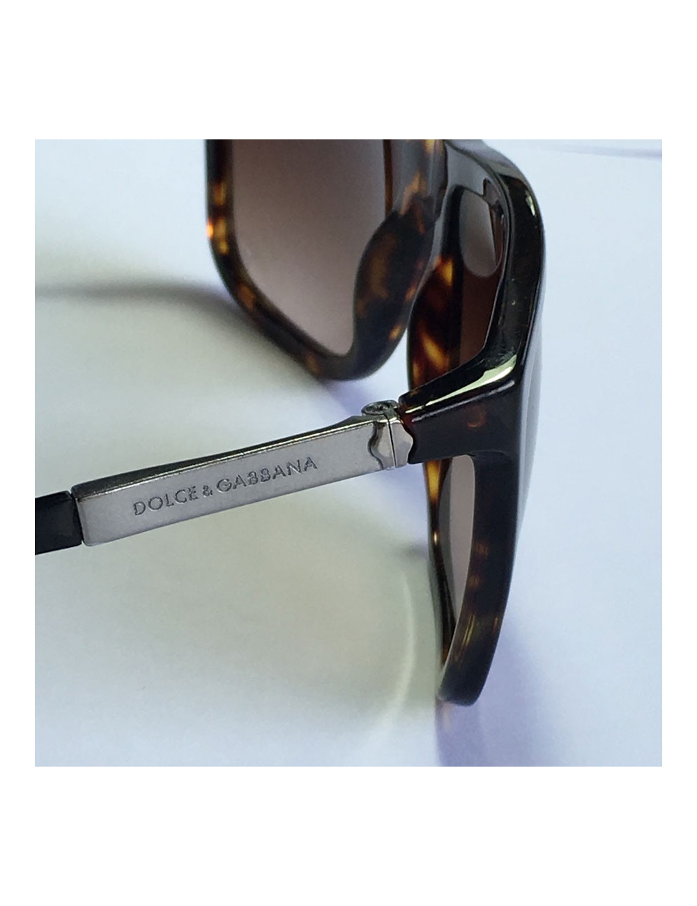 & DOLCE GABBANA Brown tortoiseshell sunglasses