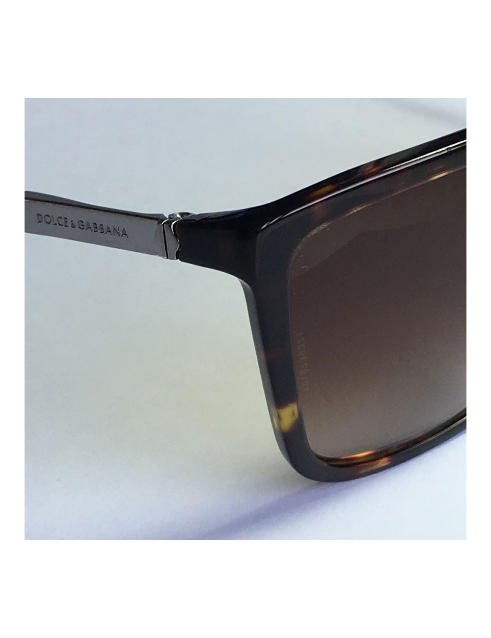 & DOLCE GABBANA Brown tortoiseshell sunglasses