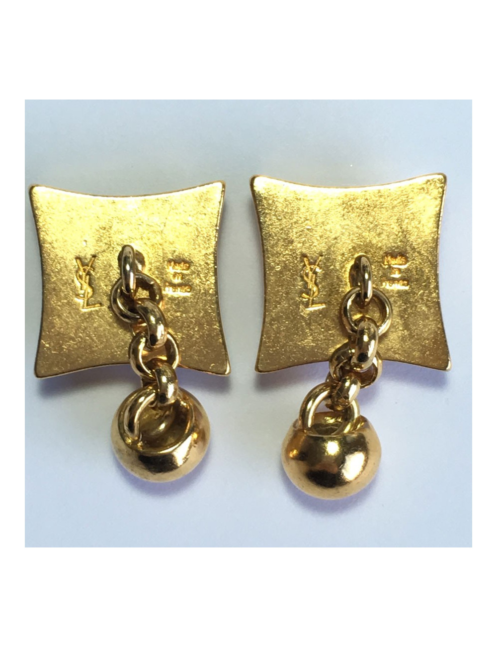 xxx Boutons de manchette YSL YVES SAINT LAURENT Vintage