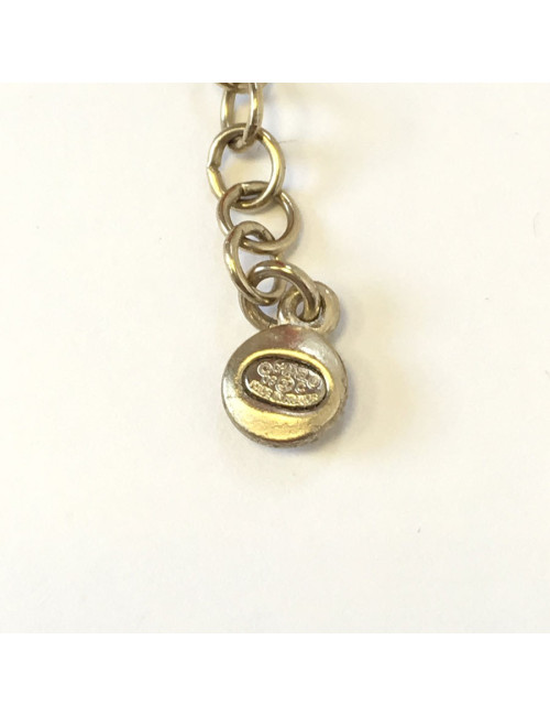 xxx Collier CHANEL "Oursin" en métal doré