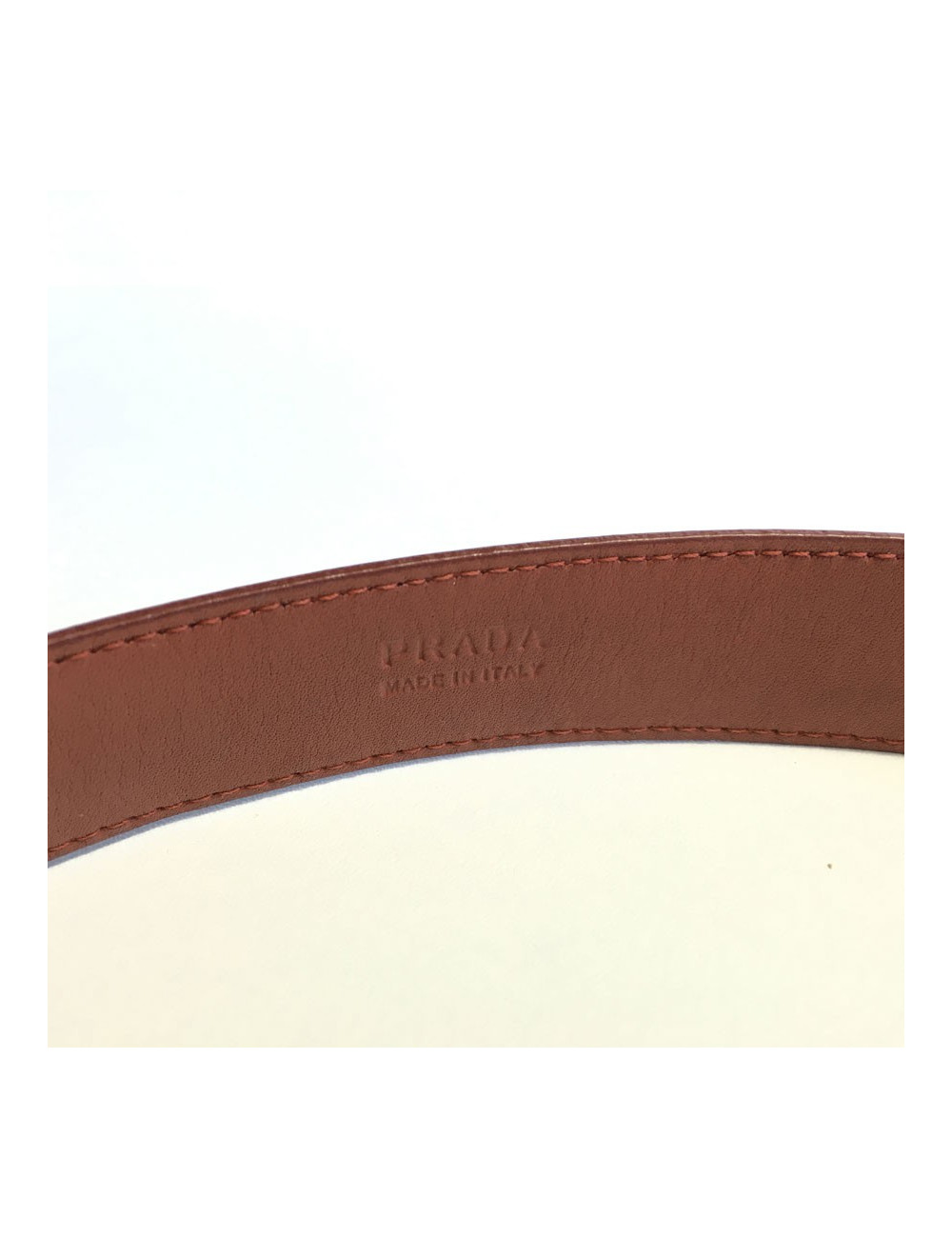 xxx Ceinture PRADA en cuir marron 