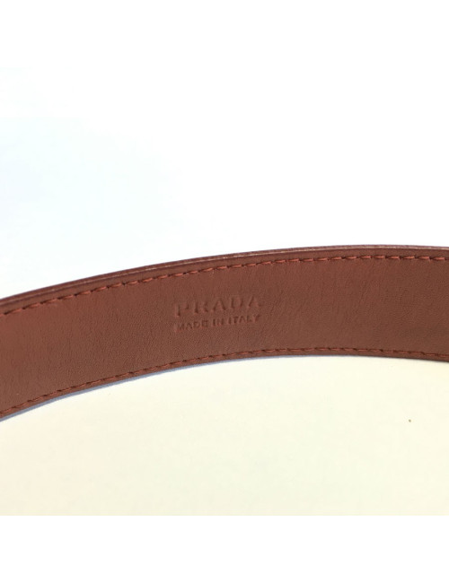 xxx Ceinture PRADA en cuir marron 