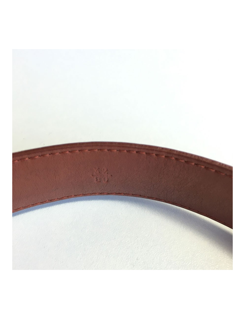 PRADA brown leather belt