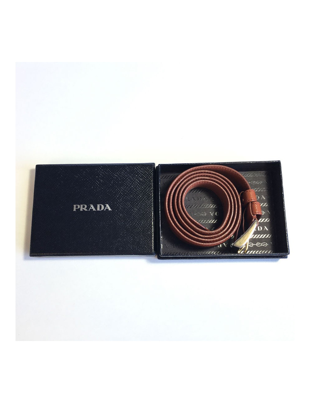 xxx Ceinture PRADA en cuir marron 