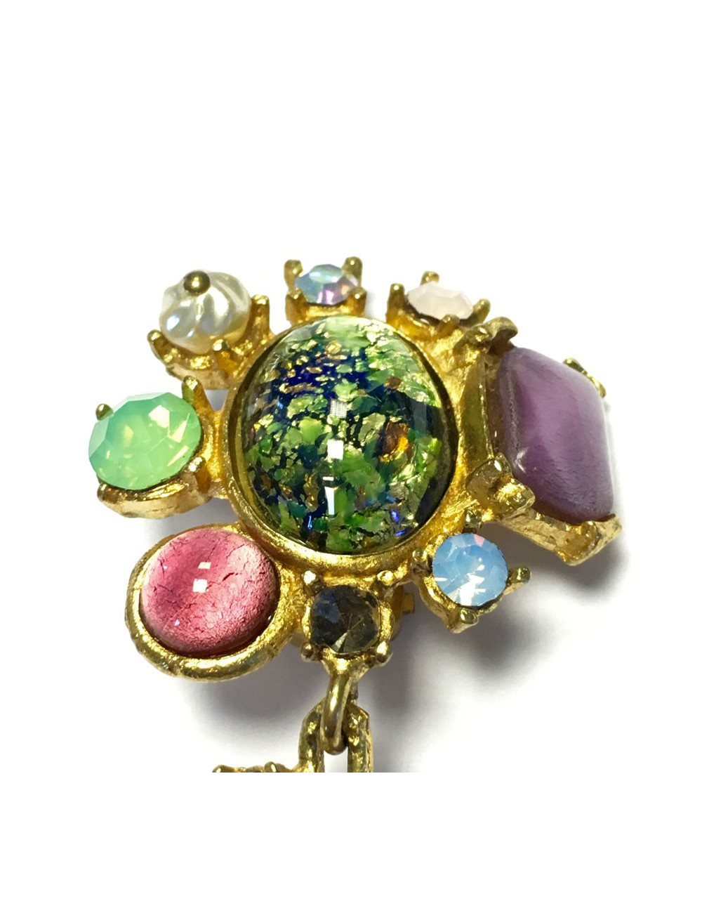 Earrings hanging clips CHRISTIAN LACROIX Couture