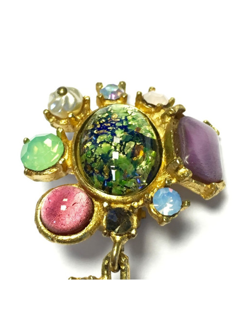 xxx Boucles d'oreille clips CHRISTIAN LACROIX Couture