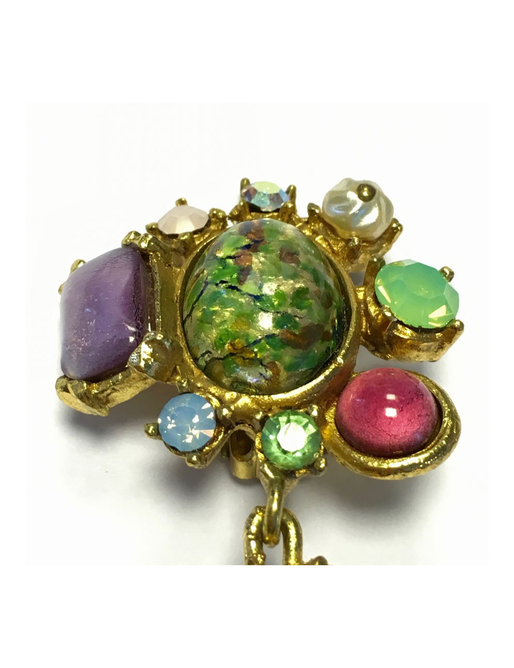 Earrings hanging clips CHRISTIAN LACROIX Couture