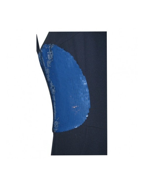 Robe soir sequins bleus CHANEL