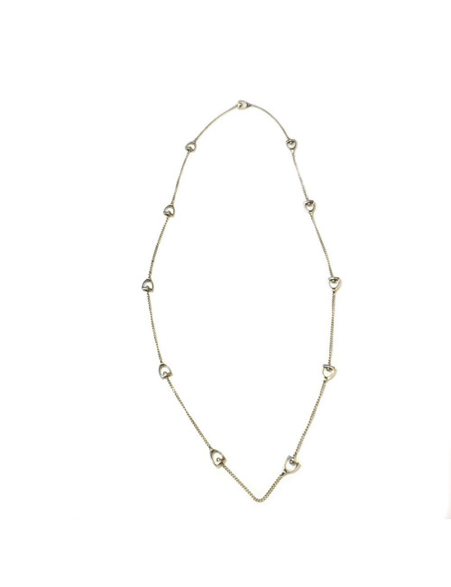 Sautoir "Etriers"HERMES Vintage en argent massif