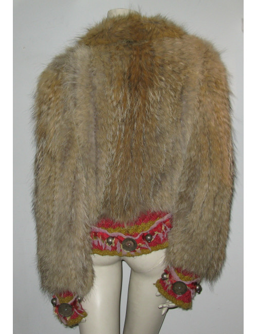 Manteau en coyote JOHN GALLIANO