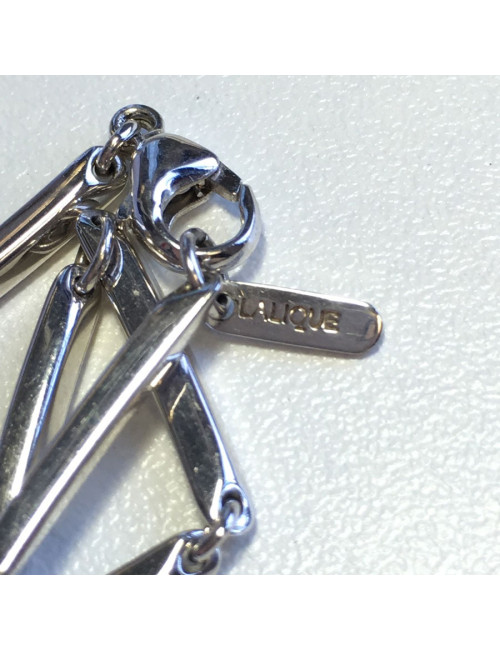 Necklace + silver LALIQUE pendant