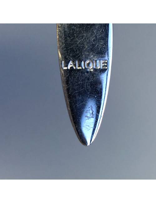 Necklace + silver LALIQUE pendant