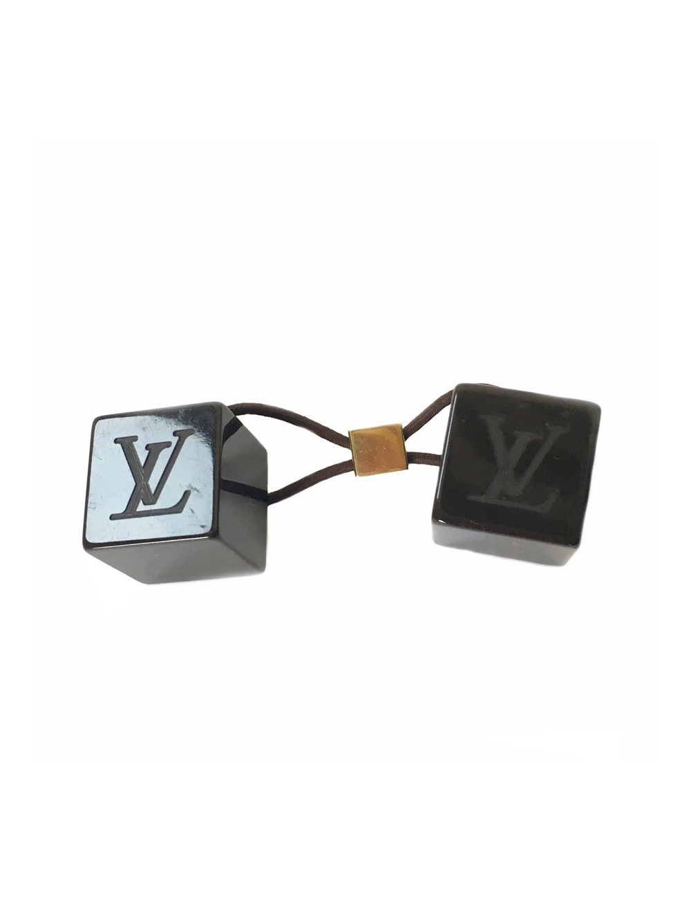 Brown LOUIS VUITTON "Pony Tail" headband