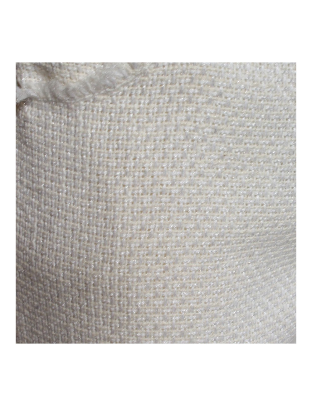 Cotton white and beige pants CHANEL T40