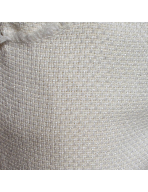 Cotton white and beige pants CHANEL T40