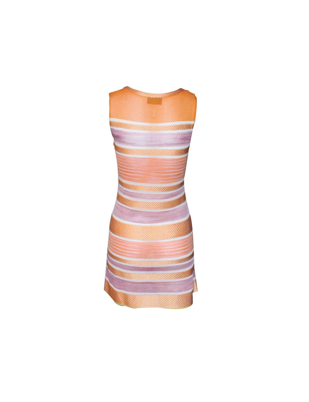 Robe MISSONI T 40 orange et mauve