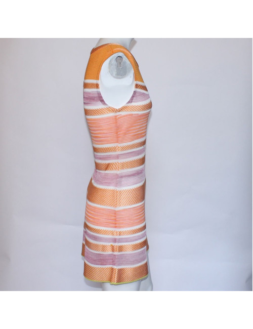 Robe MISSONI T 40 orange et mauve d'Été 