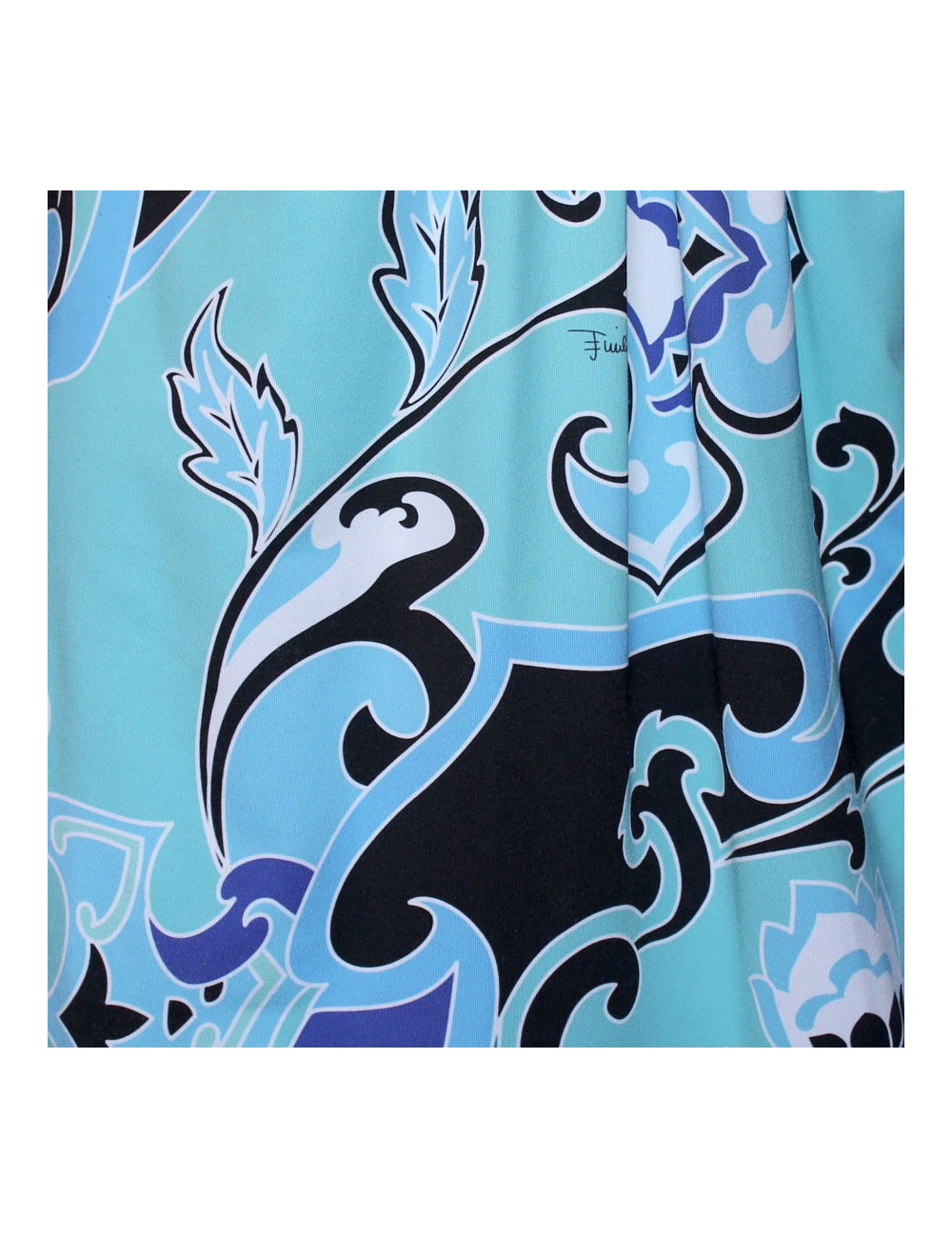 Robe EMILIO PUCCI T 38 bleue