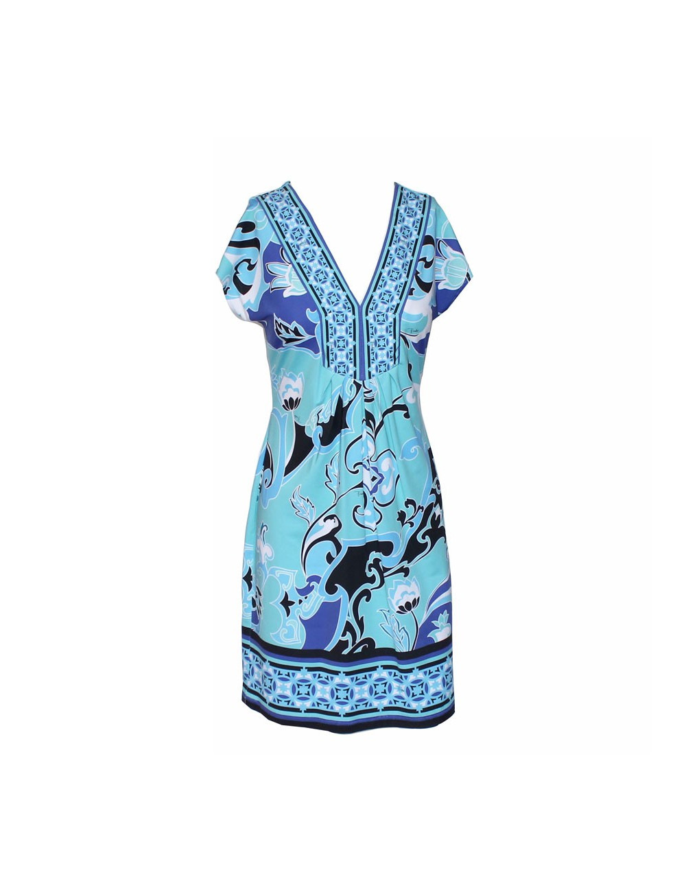 Robe EMILIO PUCCI T 38 bleue
