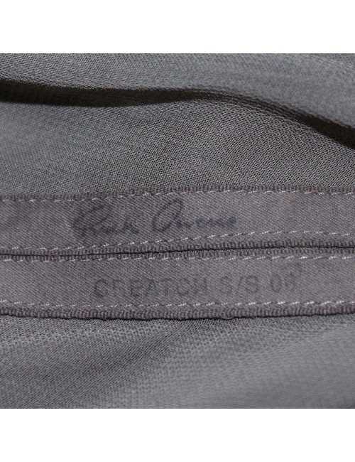 RICK OWENS T38 silk taupe dress