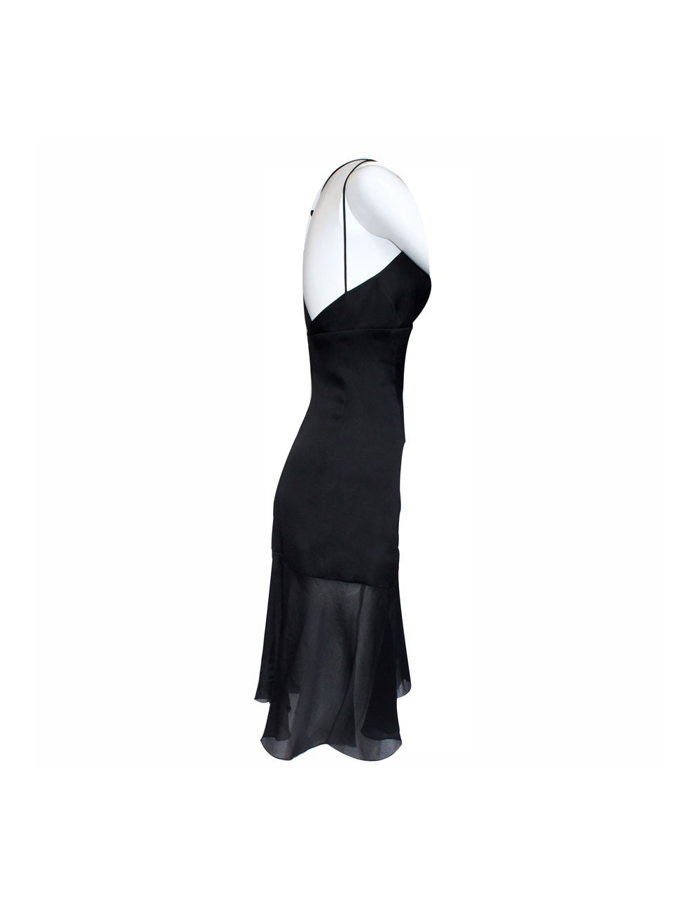 Robe CHANEL  t 38 soie noire