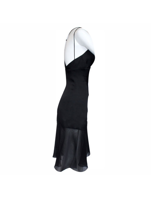 Robe CHANEL  t 38 soie noire