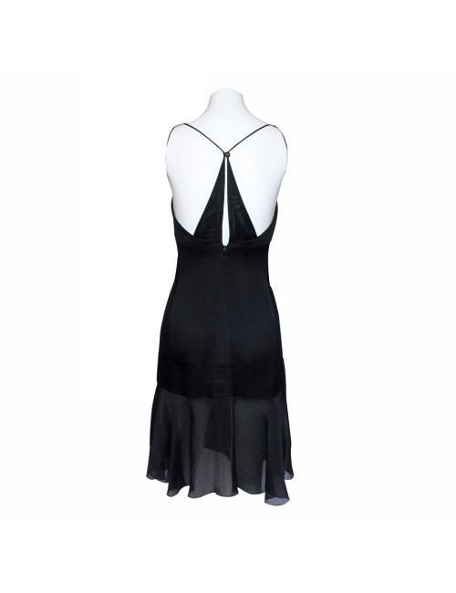 Robe CHANEL  t 38 soie noire