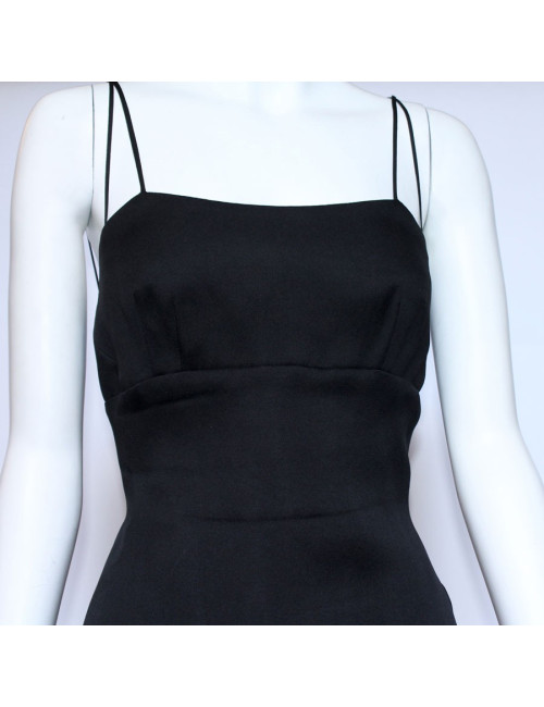 Robe CHANEL  t 38 soie noire