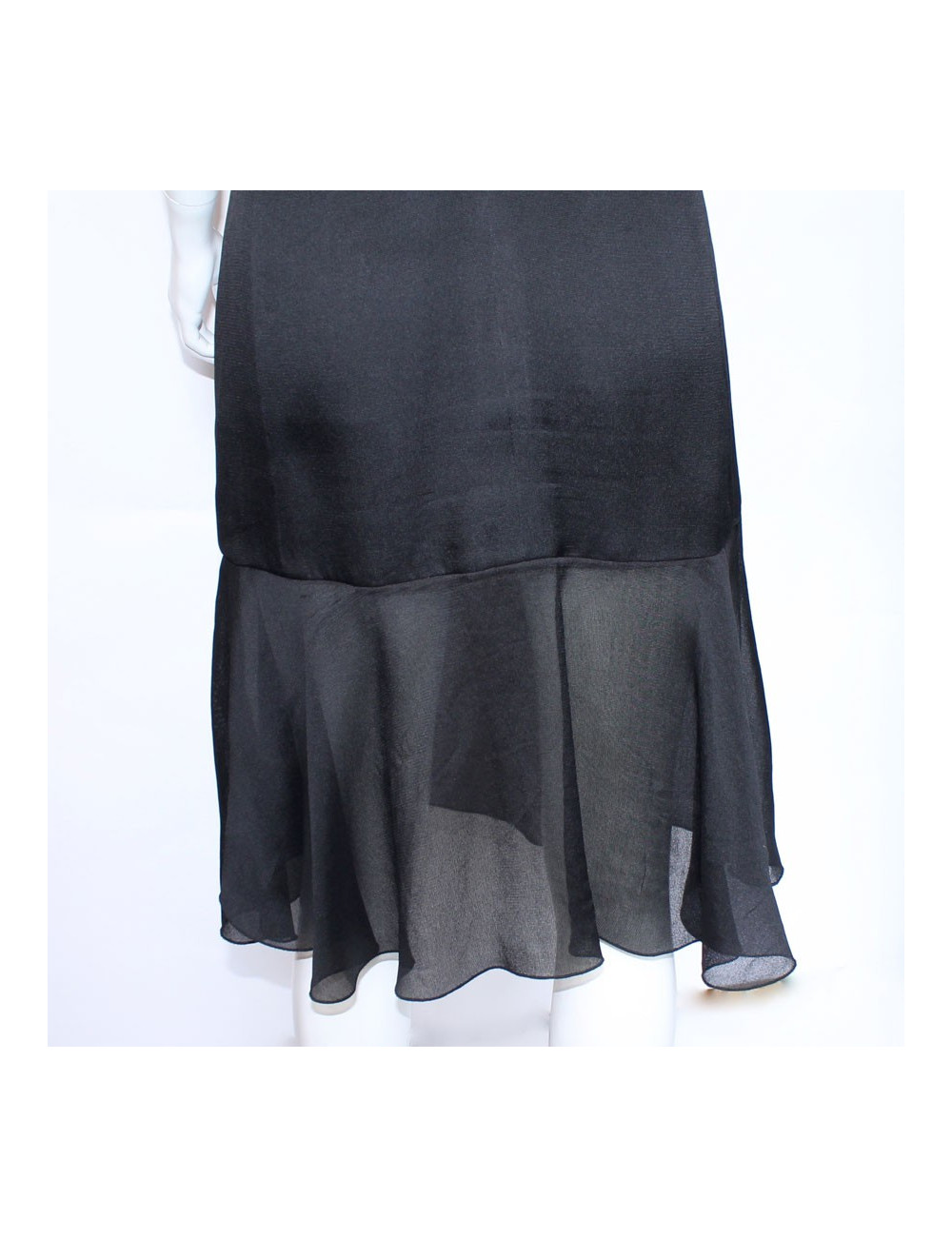 Robe CHANEL  t 38 soie noire