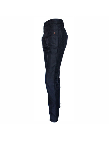 Pantalon CHANEL T 42 noir voile de soie 2