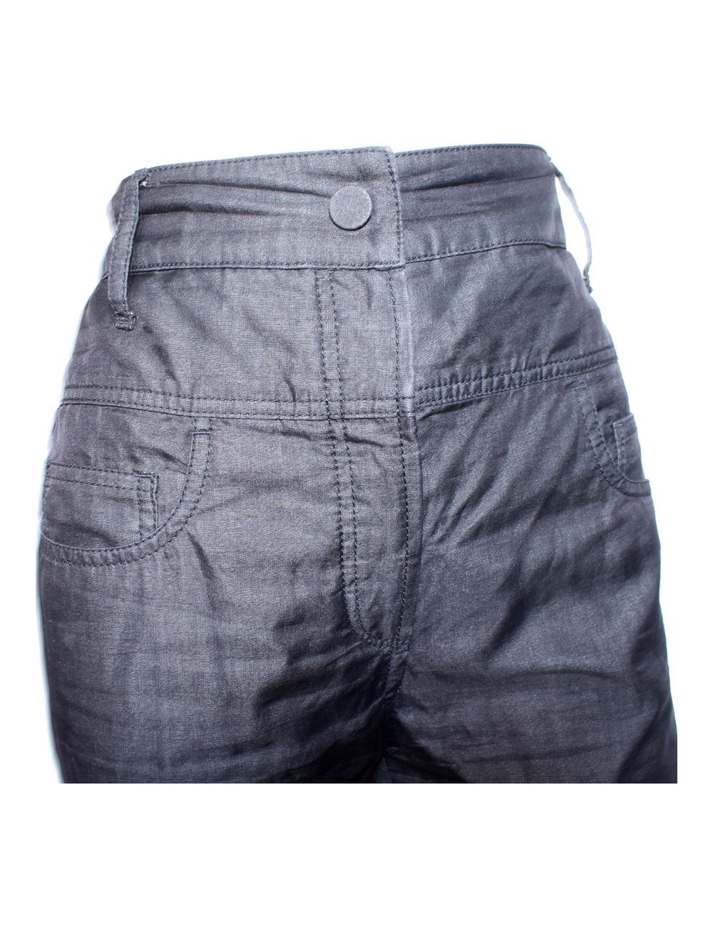 Black CHANEL T 42 pants veil of silk