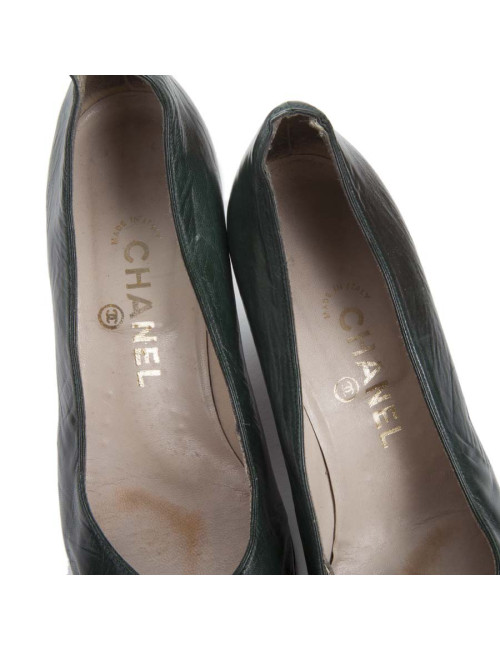 Escarpins CHANEL bicolores T,5