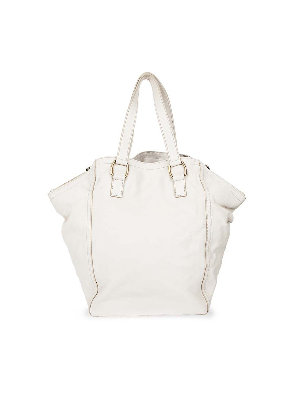 Sac 'Downtown' SAINT LAURENT cuir grainé beige