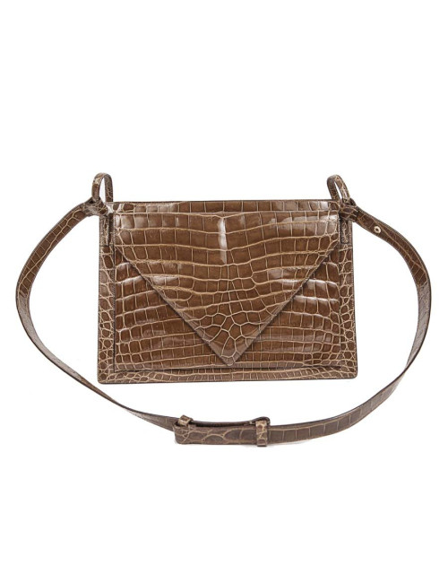Sac BOTTEGA VENETA crocodile miel