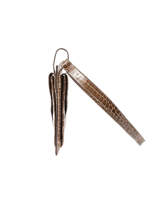 Sac BOTTEGA VENETA crocodile miel