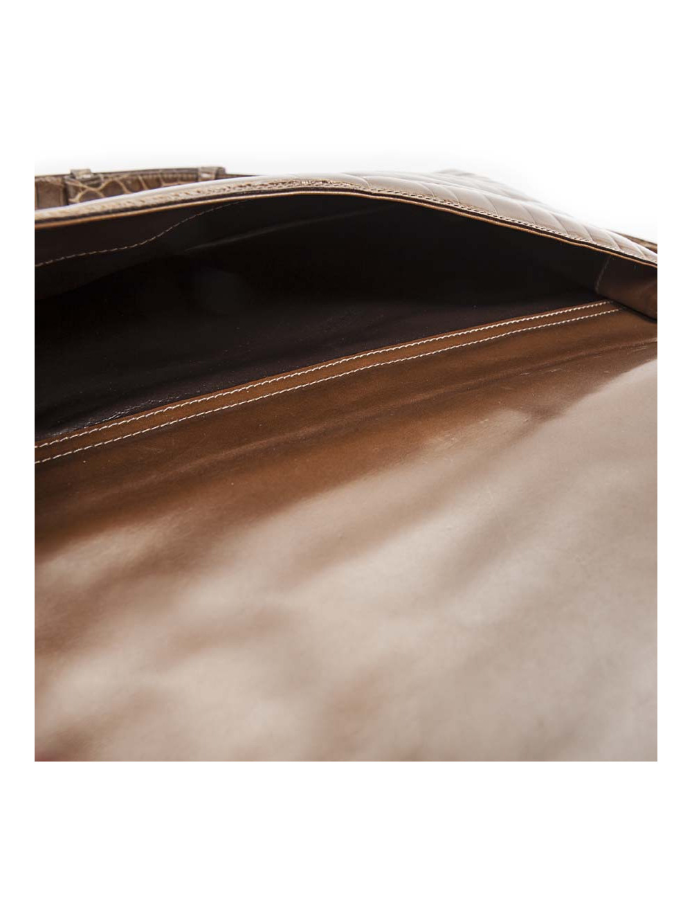 Sac BOTTEGA VENETA crocodile miel