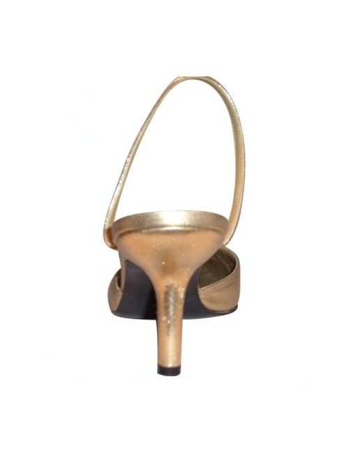 Escarpins doré YVES SAINT LAURENT