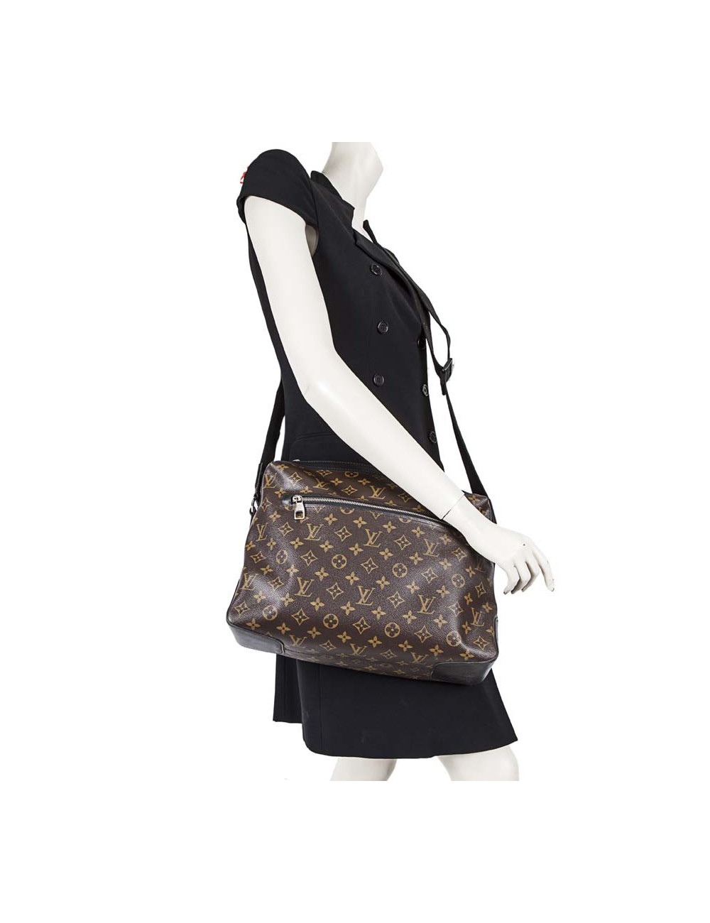 Sacoche LOUIS VUITTON toile monogram marron