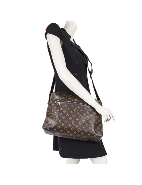 Sacoche LOUIS VUITTON toile monogram marron