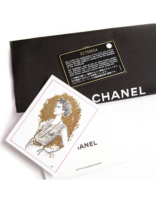 CHANEL multicolor leather wallet