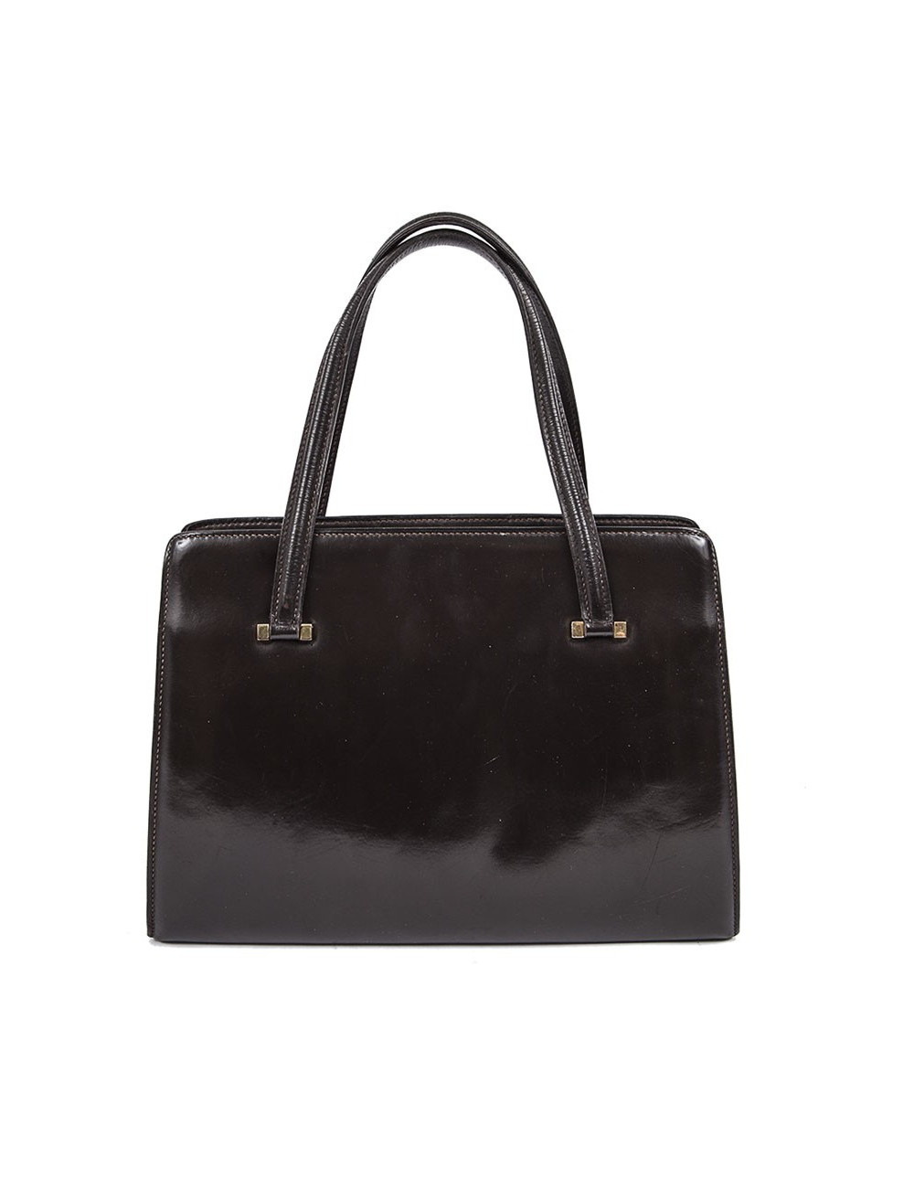 Sac vintage sans marque cuir marron