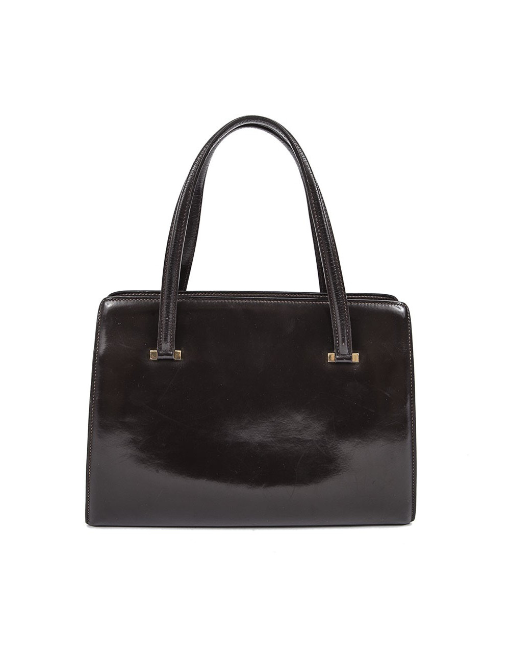 Sac vintage HERMES cuir marron