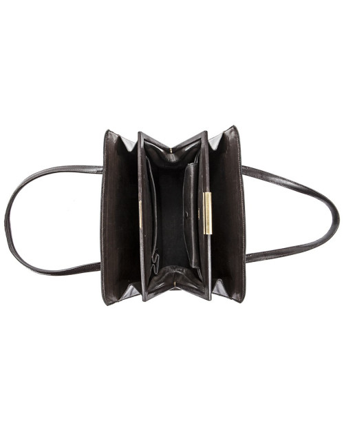 Sac vintage HERMES cuir marron