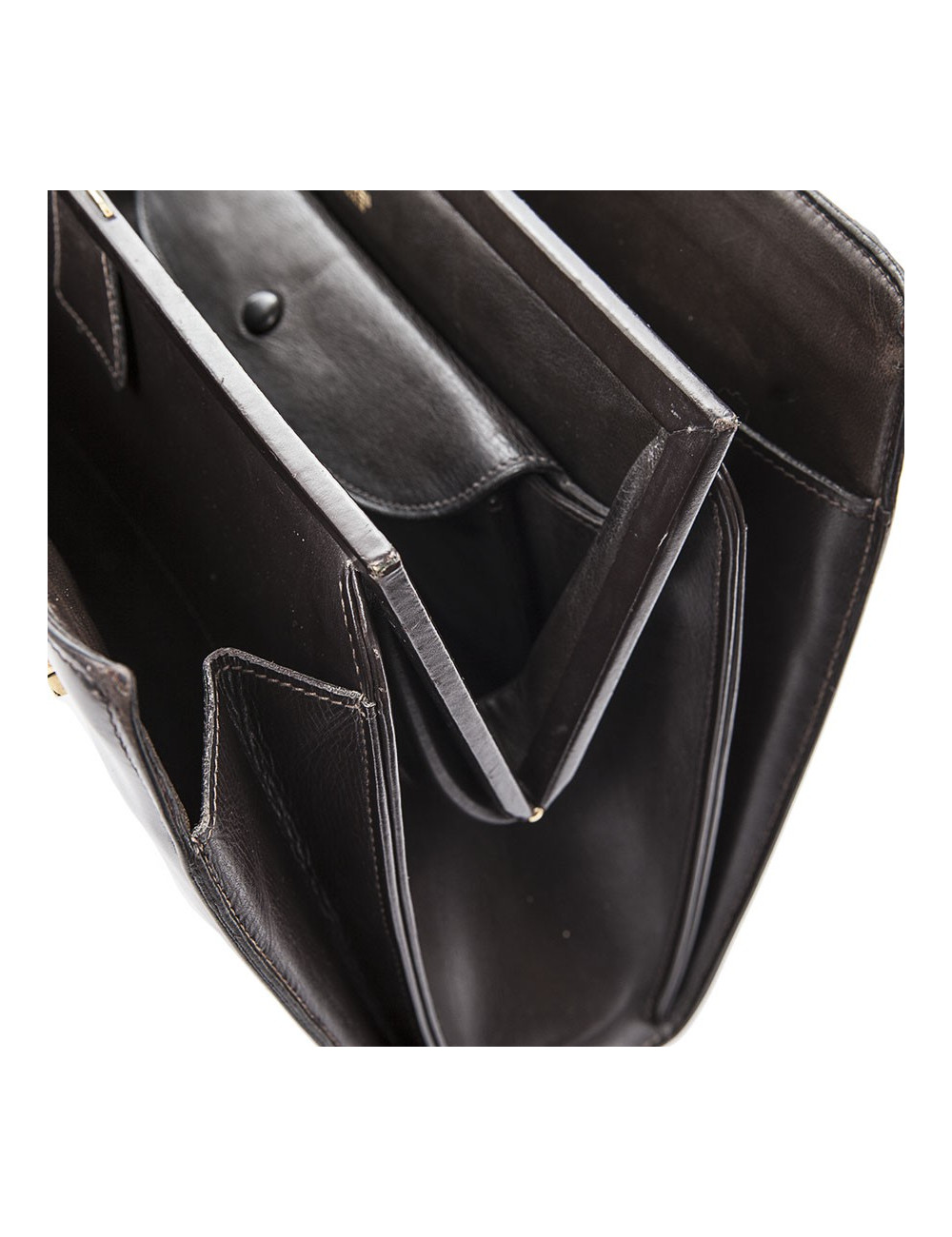 Sac vintage HERMES cuir marron