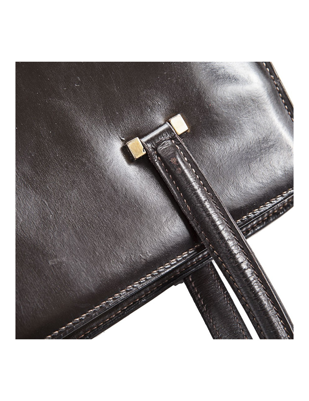 Sac vintage HERMES cuir marron