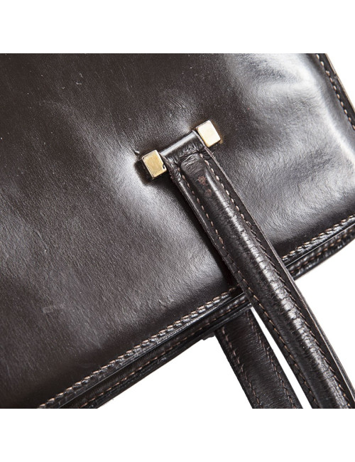 Sac vintage HERMES cuir marron