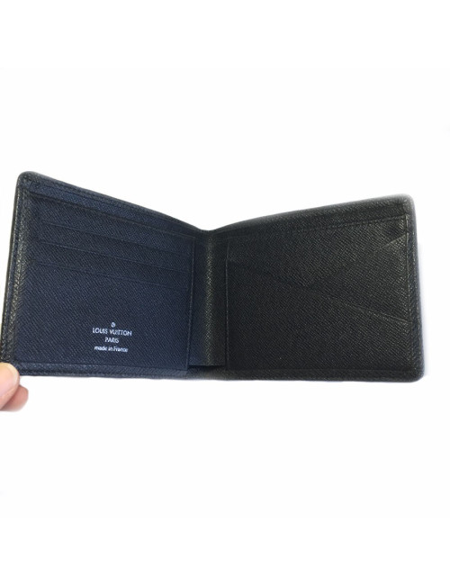 Multiple LOUIS VUITTON taiga leather wallet