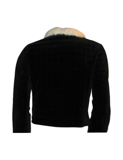 Veste hermine & velours CHANEL
