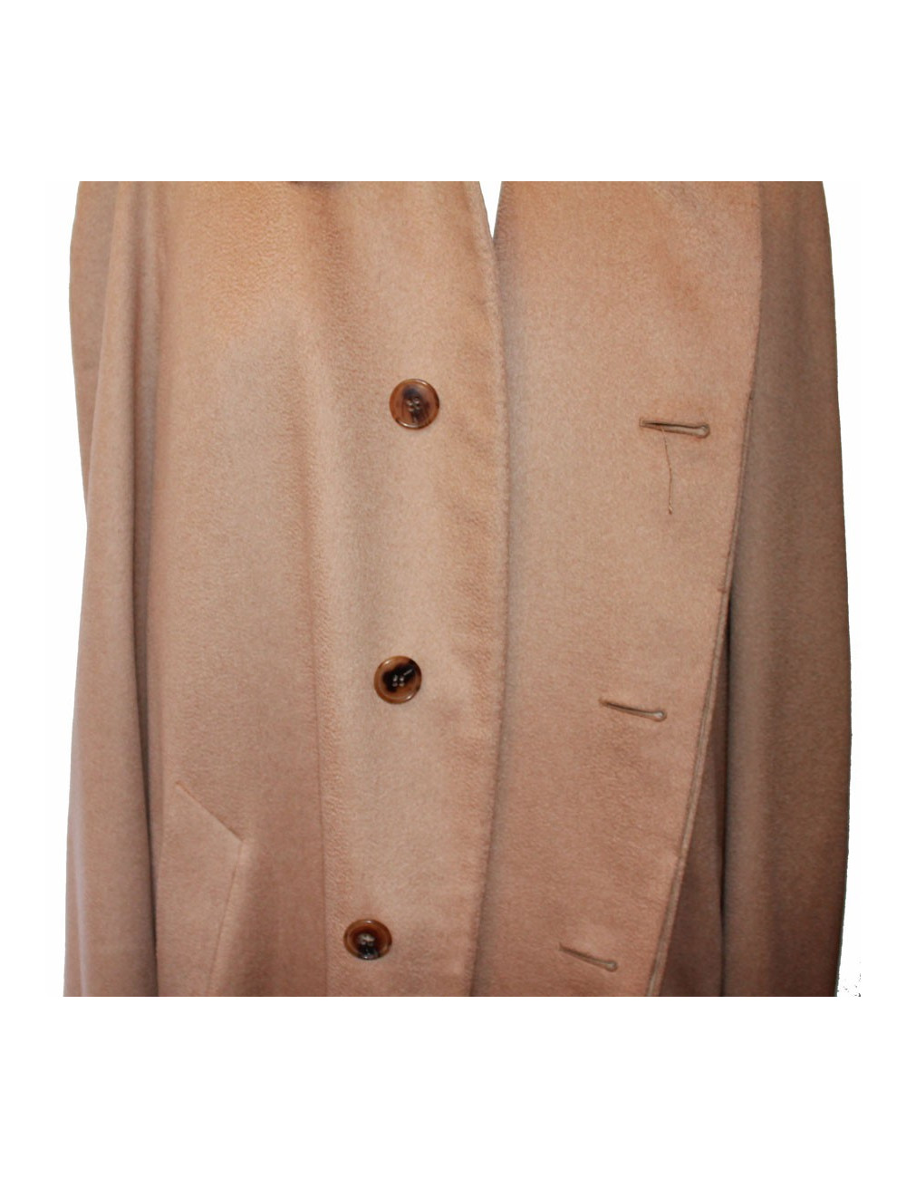 T48 FRANCK NAMANI coat in 100% guanaco