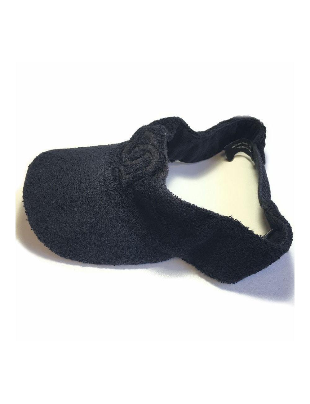 CHANEL black visor in sponge size M